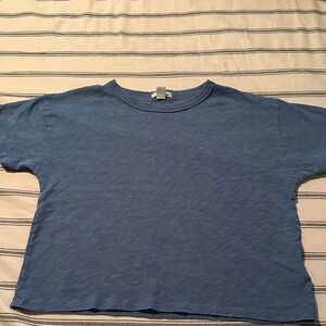 Crewcuts Sky Blue Cropped Tee